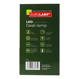 Настільна лампа Eurolamp LED SMART з акумулятором 3W 2800-6500K dimmable USB Type-C біла (LED-TLB-3W(white)USB) - мініатюра 3