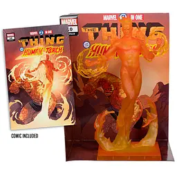 Фігурка Marvel Human Torch - Collectible with Scene 10 (Фантастична четвірка) 30.5 см