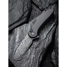 Ніж Civivi Elementum II Button Lock Damascus Black - мініатюра 5