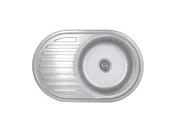 Мийка врізна Brinex 770х500х180мм 1 7750, Satin 0,8мм BRIN7750SAT08