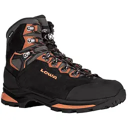 Черевики чоловічі Lowa Camino Evo GTX 43,5 Чорний-Помаранчевий - мініатюра 7