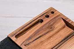 Підставка з дерева для гаджета QI ecoWalnut 270х180х33 мм - мініатюра 7