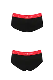 Трусики-шортики на резинці Passion PS003 panties, S (чорний) - мініатюра 5
