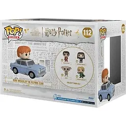 Фігурка Funko Pop Гаррі Поттер Рон Harry Potter Ron Weasley in Flying Car 14см FP HP RW IFC 112 - мініатюра 4