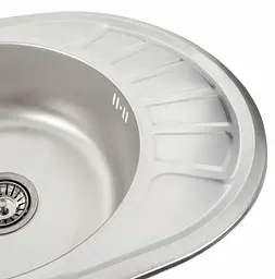 Кухонна мийка Platinum 5745 L декор 5745 0,8/180 мм (SP000000334) - мініатюра 3