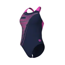Купальник Arena Bright Glare Swimsuit V Back 008930-790 фіолетовий 40 (3468337533740) - мініатюра 4