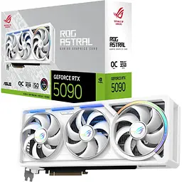 Відеокарта ASUS RTX 5090 32GB ROG Astral OC Edition WHITE (ROG-ASTRAL-RTX5090-O32G-WHITE) (GDDR7, 512 bit, PCI-E v5.0 x16) - мініатюра 8
