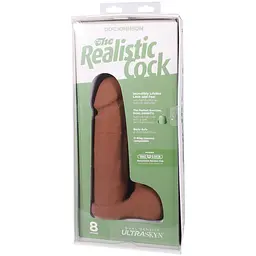 Фалоімітатор Doc Johnson The Realistic Cock ULTRASKYN 8 Inch, 21 см - мініатюра 9