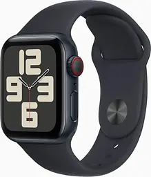 Смарт-годинник Apple Watch SE 2 GPS + Cellular 40mm Midnight Alu. Case w. Midnight S. Band - S/M (MRG73/MXFR3/MXGC3) - мініатюра 3