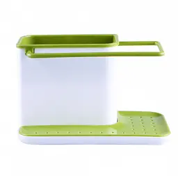 Кухонний органайзер на раковину kitchen Shelf Sink tidy, Зелений - мініатюра 3
