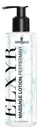 Лосьйон для масажу ніг і стоп Sensuva ELXYR Massage Lotion Peppermint (236 мл) - мініатюра 1