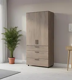 Шафа для одягу Doros Торн Кремона Канноло 2 ДСП/3Ш (полиці) 90х51.6х200 (44900430) - мініатюра 1