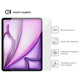 Скло захисне Armorstandart Glass.CR Apple iPad Air 13 2024 / Pro 13 2024 Clear (ARM74632) - мініатюра 2