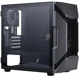 Корпус 1stPlayer D3-A-BK-1F7-14-1F7, чорний, без БЖ, Midi Tower, Micro ATX / Mini ITX, 1xUSB 3.0 / 2xUSB 2.0, макс. CPU - 190 мм /