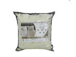 Подушка ARCLOUD силікон MERINO BEIGE 274 мікрофібра, сірий 10мм холофайбер (1000г) з кутиком, сумка р.70*70 - мініатюра 2