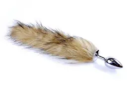 Анальна пробка - Fox Tail Brown XL - мініатюра 3