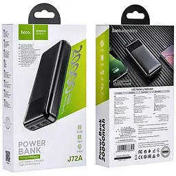 Портативна батарея Hoco J72A Easy travel 20000 mAh/LED Black - мініатюра 5