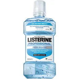 Ополіскувач для порожнини рота Listerine Professional Свіжий подих+ 500 мл - мініатюра 2