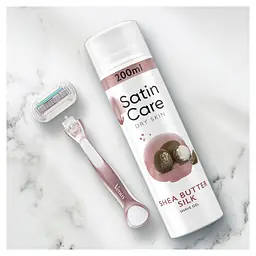 Гель для гоління Gillette Satin Care для сухої шкіри жіночий 200 мл - мініатюра 6