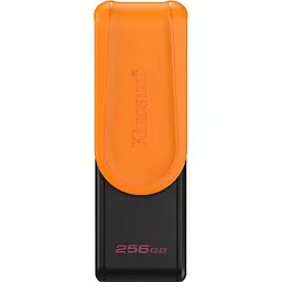 USB флеш-накопичувач Kingston DataTraveler Exodia S 256GB USB-A 3.2 Black/Orange (DTXS/256GB) [139609] - мініатюра 2