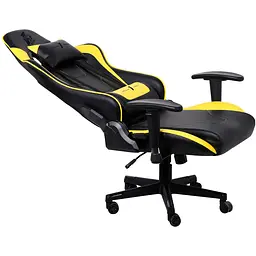 Геймерське крісло 1stPlayer FK2 Black/Yellow [121655] - мініатюра 6