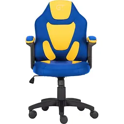 Геймерське дитяче крісло GT Racer синє з жовтим (X-1414 Blue/Yellow) - мініатюра 1