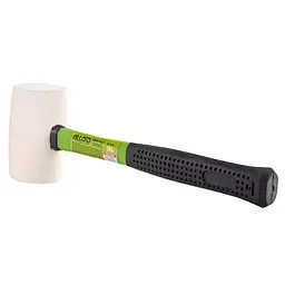 Киянка гумова Alloid 340г біла з ручкою з фібергласу (RM-15340F) - мініатюра 2