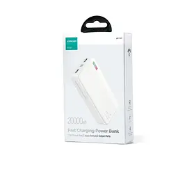 Універсальна мобільна батарея Power Bank Joyroom T-017 20000 mAh (Білий) - мініатюра 2