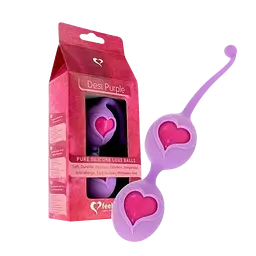 Вагінальні кульки FeelzToys Desi Love Balls, 16 см, фіолетовий