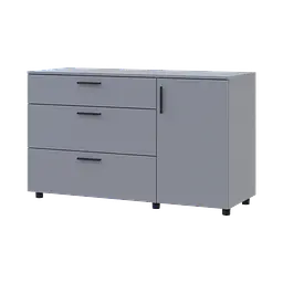 Комод Doros Торн Сірий 3Ш/1Д 135х51.6х80 (41510183) - мініатюра 5