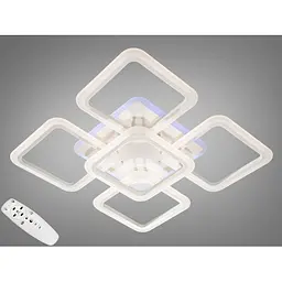 Люстра Linisoln 5588-4+1 WH LED-3 LED з пультом, біла, 3 режими освітлення, 105 Вт - мініатюра 2