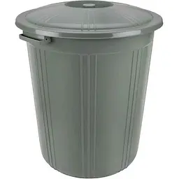 Смітник АКАY PLASTIK "Eco" круг. з/кр. (51,5x56x59,5см) Сірий