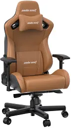 Крісло ігрове Anda Seat Kaiser 2 Size XL Brown (AD12XL-07-K-PVC-K01) - мініатюра 2