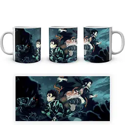 Кухоль GeekLand Kimetsu no Yaiba Клинок, який знищує демонів Танджиро Незуко KY 002.04 330 мл білий - мініатюра 4