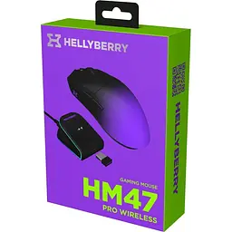 Миша Hellyberry HM47 Pro Wireless Black/Violet (HM47PRO_black_violet) - мініатюра 10