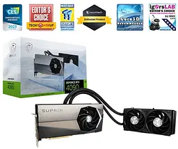 Відеокарта MSI RTX 4090 24GB SUPRIM LIQUID X (RTX 4090 SUPRIM LIQUID X 24G) (GDDR6X, 384 bit, PCI-E v4.0 x16) FR - мініатюра 6