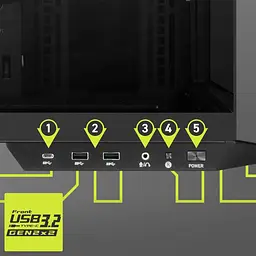 Корпус MSI MAG PANO 100L PZ (MAG PANO 100L PZ) Без БП - мініатюра 4