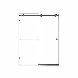 Двері в нішу Koer SR SD06-140x220-TR-07 прозоре скло Easy Clean 8 мм, graphite KR5369, універсальні, прозорий, графіт - мініатюра 10