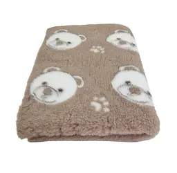 Килимок для собак Vetbed Mink Teddy Bear Pattern 80х100 см - мініатюра 2