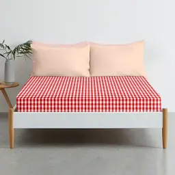 Дитяче простирадло Cosas Red Check 110х160 см червоно-біле (RedCheck_110x160) - мініатюра 4