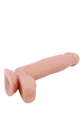 Фалоімітатор DreamToys Mr.Dixx 18 см тілесний - мініатюра 6