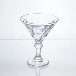 Набір келихів для мартіні Yiwu Classic Elegance 6 штук по 215 мл коктейльні келихи класичні конусовидні для напоїв HP-17-57 - мініатюра 2