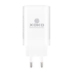 Зарядное устройство для XoKo 2xUSB-C PD65W + 1xUSB QC3.0 GaN white (XK-QC-630) - миниатюра 2