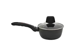 Ківш KRAUFF зі скляною кришкою 1л 16см Smart Fry з - мініатюра 2