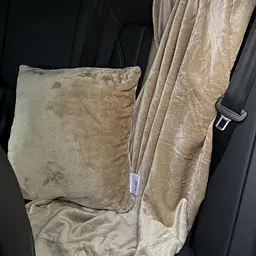 Набір для подорожі Ecotton Travel Beige: подушка та плед бежевий (21673) - мініатюра 3