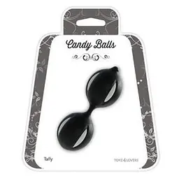 Вагінальні кульки Toyz4lovers Candy Balls Taffy чорні 10x3.5 см - мініатюра 2