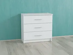 Комод на 3 ящики Forte Milton 710x680x350 БІлий (id27-0000-89-white)
