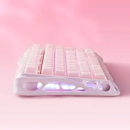 Клавіатура GravaStar Mercury K1 x Kailh Cherry Pink EN BT/WL/USB Sakura Pink (GSK1_P_PNK) - мініатюра 15