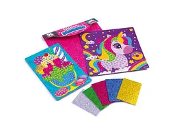 Набір для творчості VLADI TOYS зі блискучою мозаїкою "Єдиноріг та морозиво" VT4511-12 - мініатюра 2