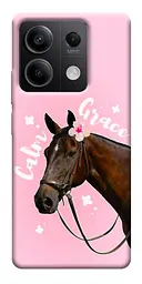 Чохол Demsky Horse with flower для Xiaomi Redmi Note 13 5G